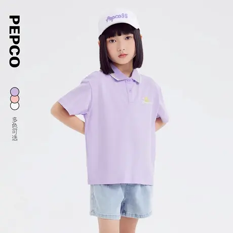 小猪班纳夏装儿童翻领上衣中大童女童POLO衫女孩夏季2025年商品大图