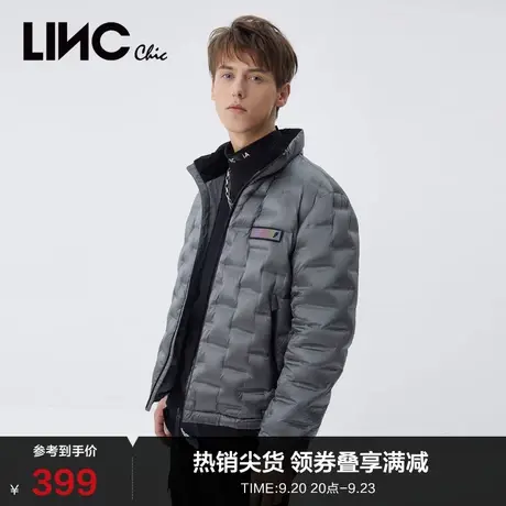 LINCCHIC金羽杰羽绒服男立领短款羽绒服男士冬季外套N21801024图片