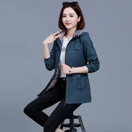 恋上17号双面穿女士短外套女春秋百搭2023年春季新款潮时尚洋气图片