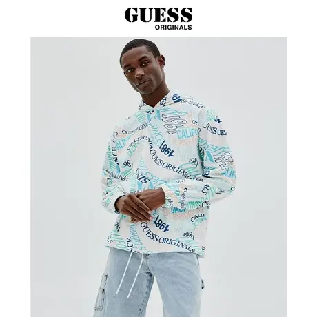 GUESS Originals  男女同款美式街头oversize卫衣M2GQ27KB650商品大图