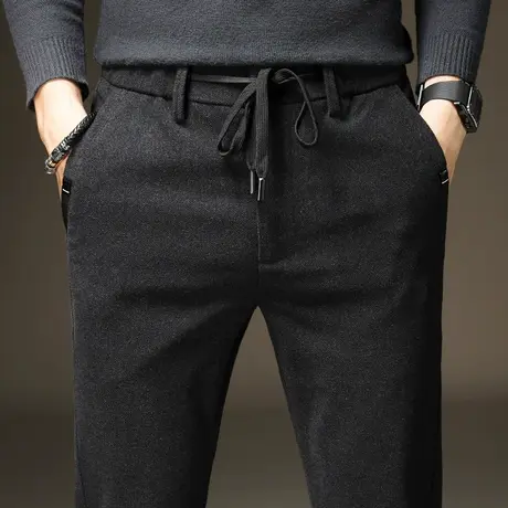 男裤春季冬裤子男冬季2024新款潮百搭中年爸爸男士休闲长裤秋冬款图片