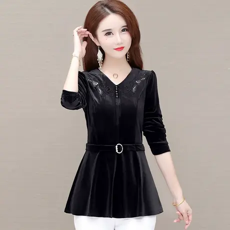 早秋新款上衣设计感2023年小衫打底衫女春秋内搭t恤长袖独特洋气图片