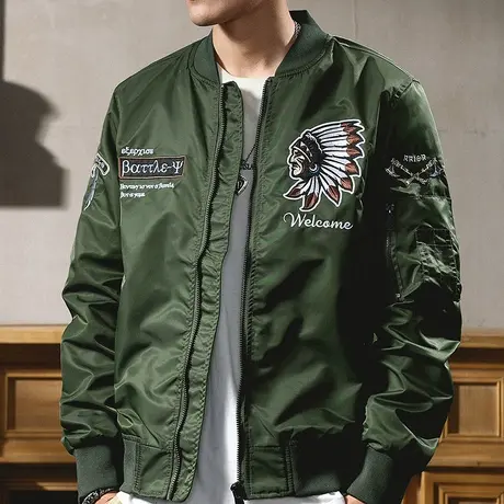 男装夹克2022冬季加厚保暖潮流时尚简约舒适夹克宽松上衣舒适外套图片