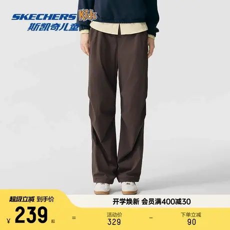 Skechers斯凯奇2025秋冬新款宽松舒适伞兵裤子女款舒适梭织长裤商品大图