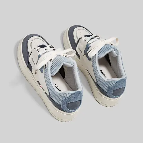 Betoo板鞋ins潮小众设计2022秋季新款运动休闲厚底百搭小白鞋女鞋商品大图