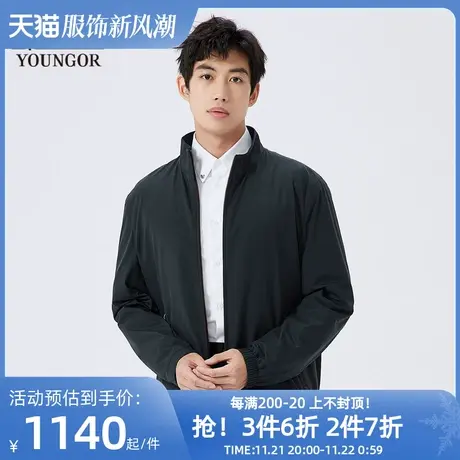 雅戈尔男士单夹克秋冬新款官方商务休闲商场同款夹克外套男S2203商品大图