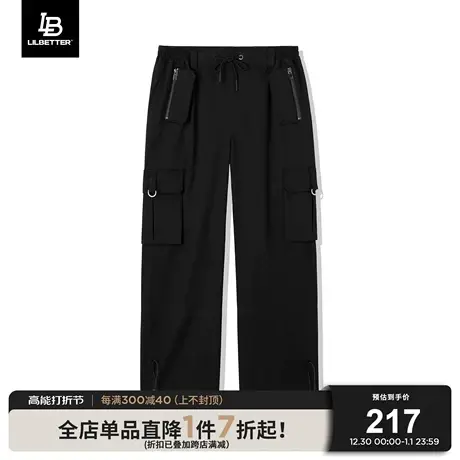 Lilbetter男士休闲裤春秋潮牌百搭直筒裤运动痞帅高级感长裤子LB商品大图