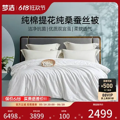 【商场同款】梦洁100%桑蚕丝被春秋被加厚保暖冬被四季被芯欢宜商品大图