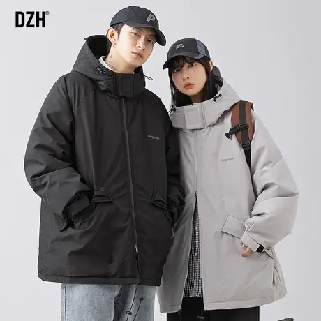 情侣冬装棉服户外露营棉衣男冬季加厚情侣装连帽棉袄外套2023新款商品大图