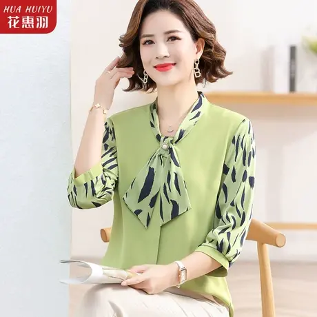 妈妈春装上衣服洋气打底衫中年妇女小衫40岁50中老年女装夏装T恤商品大图