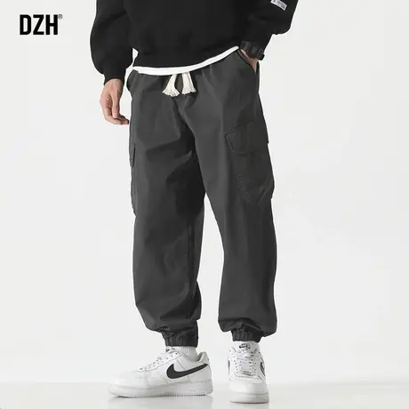 男士束脚裤美式工装裤潮牌男秋冬新款男裤纯棉裤子休闲百搭机能裤商品大图