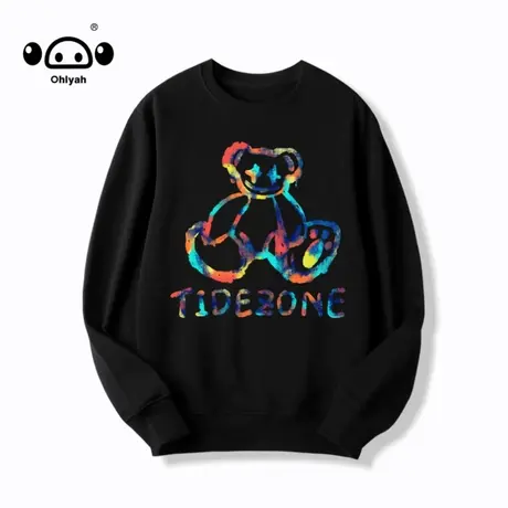 纯色卫衣男女学生同款2023百搭春秋季慵懒风上衣韩版宽松bf情侣装商品大图