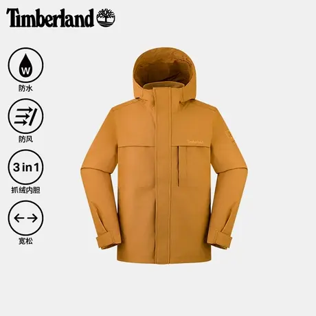 Timberland添柏岚官方男装三合一冲锋衣外套抓绒防水防风|A6NG5图片
