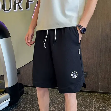 夏季男士潮流五分休闲潮流薄款运动沙滩高级感百搭短裤卫裤中裤商品大图