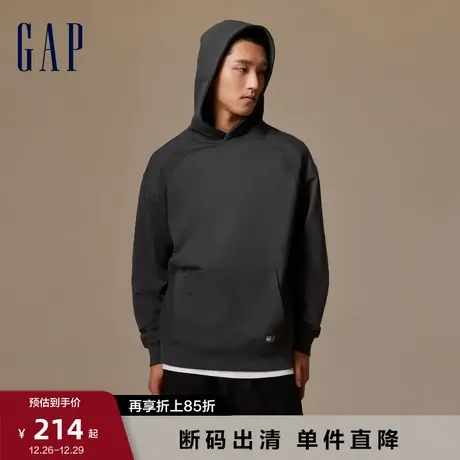 Gap男女装秋季款LOGO纯棉宽松连帽衫卫衣情侣装休闲上衣810630图片