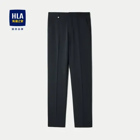 HLA/海澜之家冰裤科技西裤2024春夏新款凉感直筒商务通勤裤子男图片