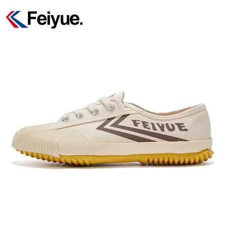 feiyue/飞跃少林田径鞋2023秋季款男女同款经典复古透气帆布鞋001商品大图