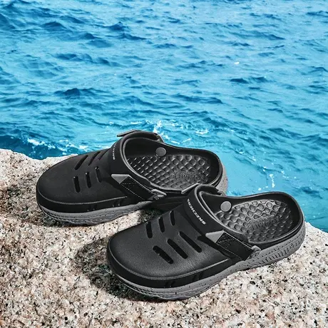 Skechers斯凯奇春夏季新款男士运动凉鞋拖鞋舒适轻便耐磨洞洞鞋商品大图
