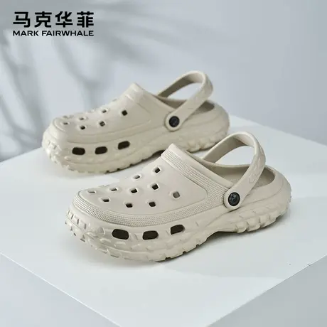 马克华菲洞洞鞋男2025新款开车两穿户外休闲鞋男士防滑沙滩凉拖鞋商品大图