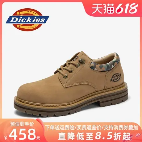Dickies工装鞋男款2025新款男鞋夏季透气低帮皮鞋男士休闲马丁鞋图片