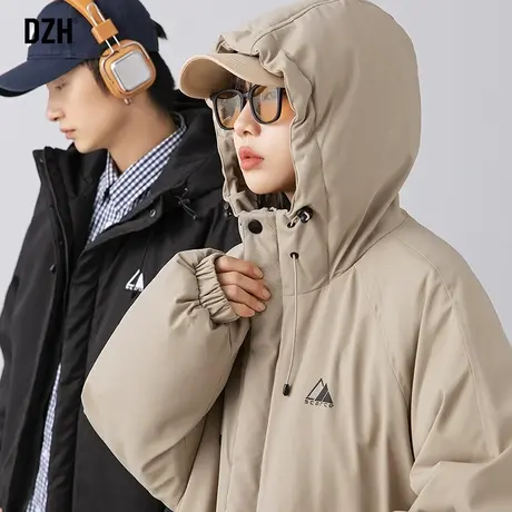 情侣棉服男款冬季加厚潮牌设计感情侣装棉衣外套男装2023新款棉袄商品大图