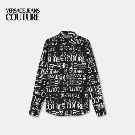 VERSACE JEANS COUTURE 男士LOGO长袖衬衫商品大图