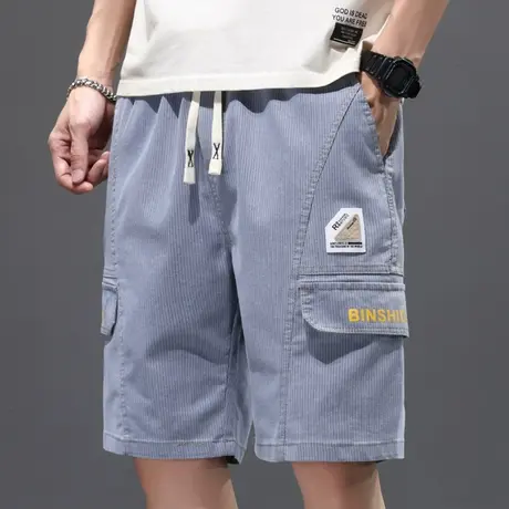 夏季薄款五分工装休闲短裤男士宽松外穿潮流百搭潮牌2023新款中裤图片