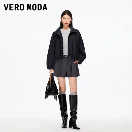 Vero Moda棉服女2025秋季新款纯色半高领外套时尚百搭325322001图片