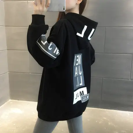 卫衣2024年新款女装韩版春秋季春装春款宽松女士加绒外套爆款上衣图片