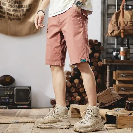 Modi Nick/摩帝尼克夏季薄款宽松潮流五分裤男裤子百搭中性风短裤商品大图