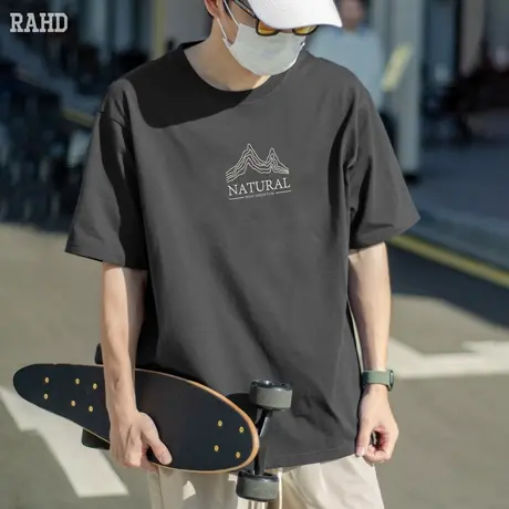 Radiohead短袖t恤2024夏季新款宽松休闲学生上衣纯棉打底简约潮流商品大图