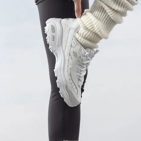 斯凯奇（Skechers）女鞋春秋2025新款百搭小雏菊熊猫鞋休闲鞋运动商品大图