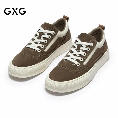 GXG通勤男鞋经典百搭帆布鞋简约日常出行休闲板鞋商品大图