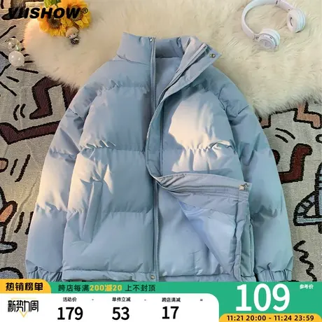 VIISHOW冬季棉服男男生痞帅棉衣美式保暖宽松面包服潮牌加厚衣服商品大图