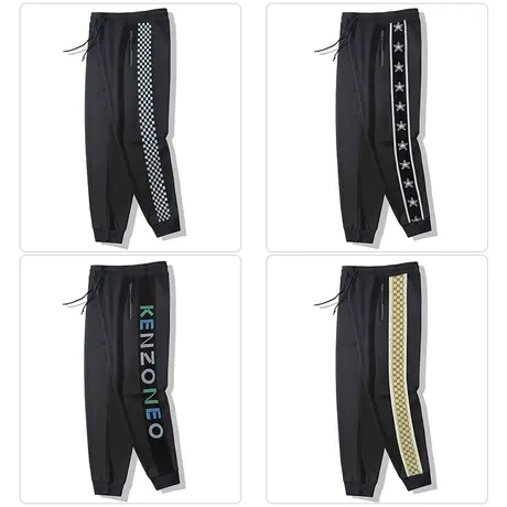 伟臣潮牌大码男装夏季休闲长裤男胖子加肥加大小脚裤肥佬休闲裤男商品大图