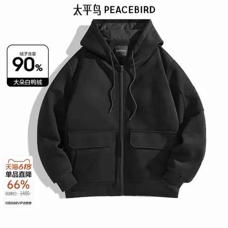 太平鸟男装羽绒服B1ACD4206商品大图