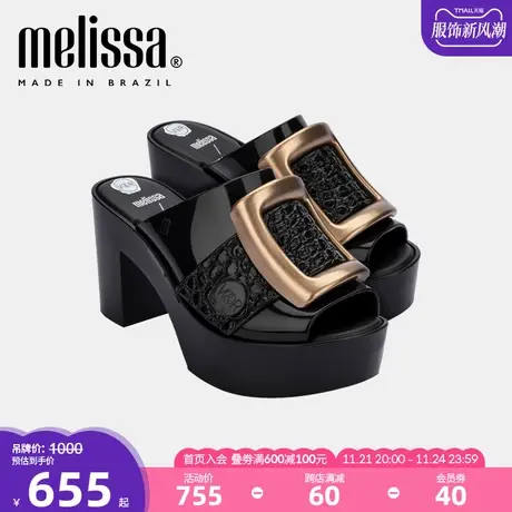 Melissa梅丽莎Viktor&Rolf合作款女士厚底高跟凉鞋33597商品大图