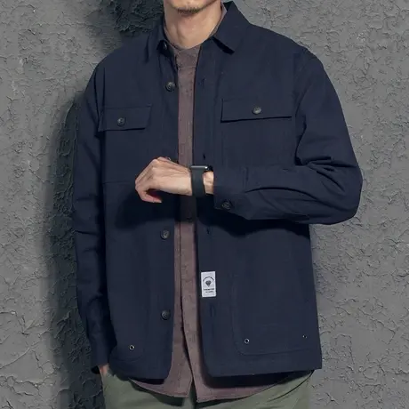 奕飏工装外套男春秋2019年新款 ins潮秋装上衣 薄款男士秋季夹克图片