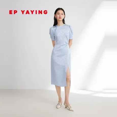 [真丝系列]EP雅莹女装 国风新中式旗袍连衣裙 春夏商场同款4686A图片