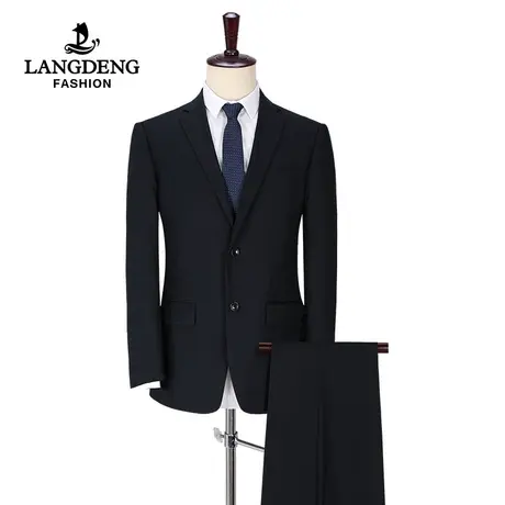 浪登男士西服套装2023款秋冬商务正装新郎礼服西装外套男通勤商品大图
