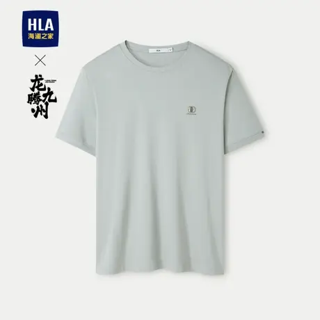 HLA/海澜之家龙腾九州IP系列短袖T恤2024春夏新款纯棉休闲短袖男图片