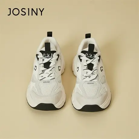 Josiny/卓诗尼老爹鞋女款2024新款春季小众舒适透气休闲运动鞋子商品大图