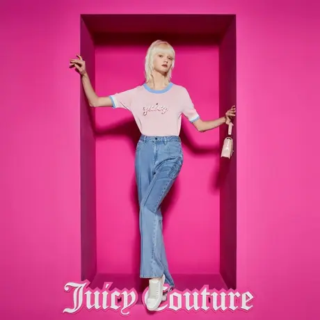 Juicy Couture橘滋23新款融化冰淇淋女装珠片绣针织衫商品大图