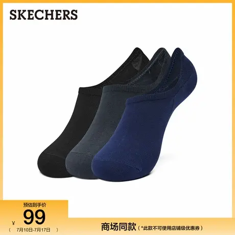 斯凯奇2025夏季男女同款隐形袜休闲运动舒适优质时尚柔软透气短袜商品大图