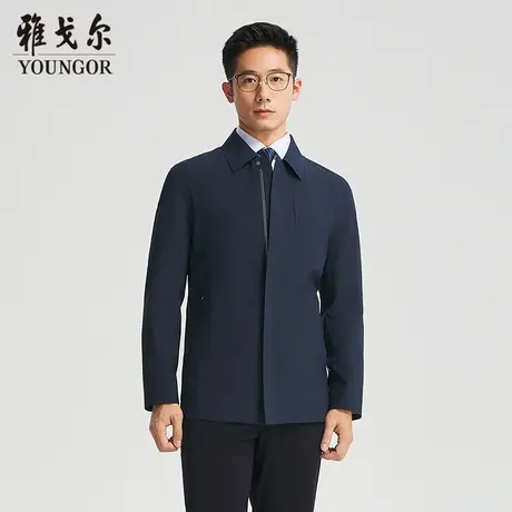 【商场同款】雅戈尔男士风衣春季新款官方商务休闲风衣外套男商品大图