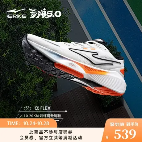 鸿星尔克奇弹5.0跑步鞋男款缓震稳定跑鞋运动鞋防滑男鞋公园跑鞋商品大图