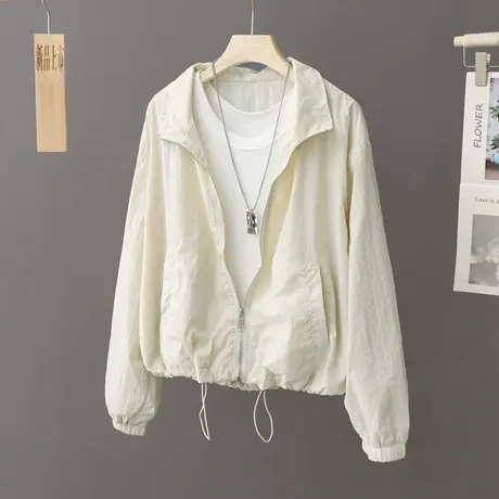 防晒衣外套女紫外线2024户外透气宽松沙滩防晒服长袖夏季薄防晒衫图片