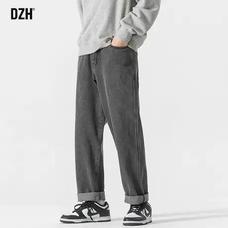 男士复古牛仔裤男款潮牌直筒宽松男裤2023新款美式休闲裤子男长裤商品大图