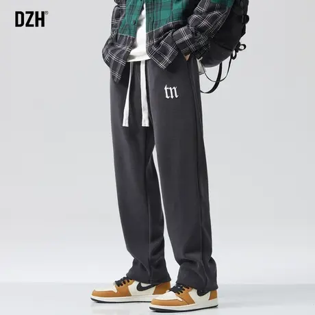 男士宽松直筒裤垂感高级感美式运动裤男秋季潮牌高街裤子休闲百搭商品大图