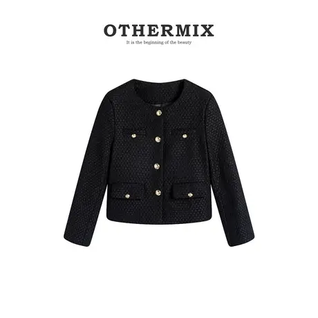 OtherMix法式小香风外套女2024春秋新款高级感名媛小个子短款外套图片